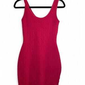 Y2k material girl pink bodycon